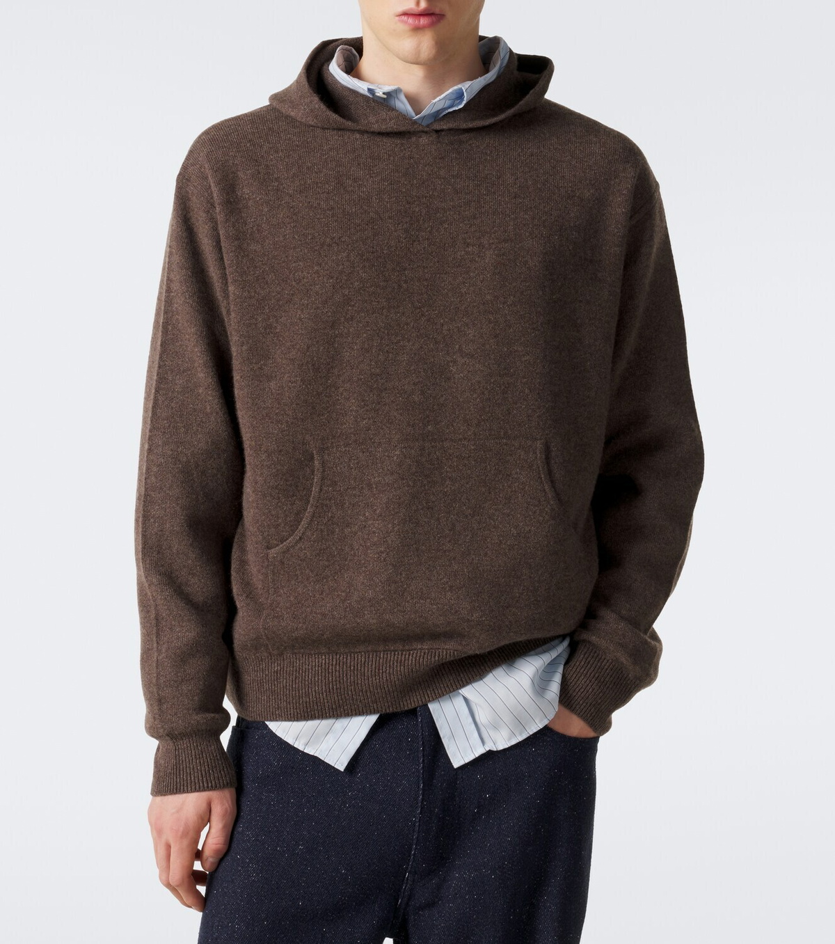 Acne Studios Knitted cashmere-blend hoodie