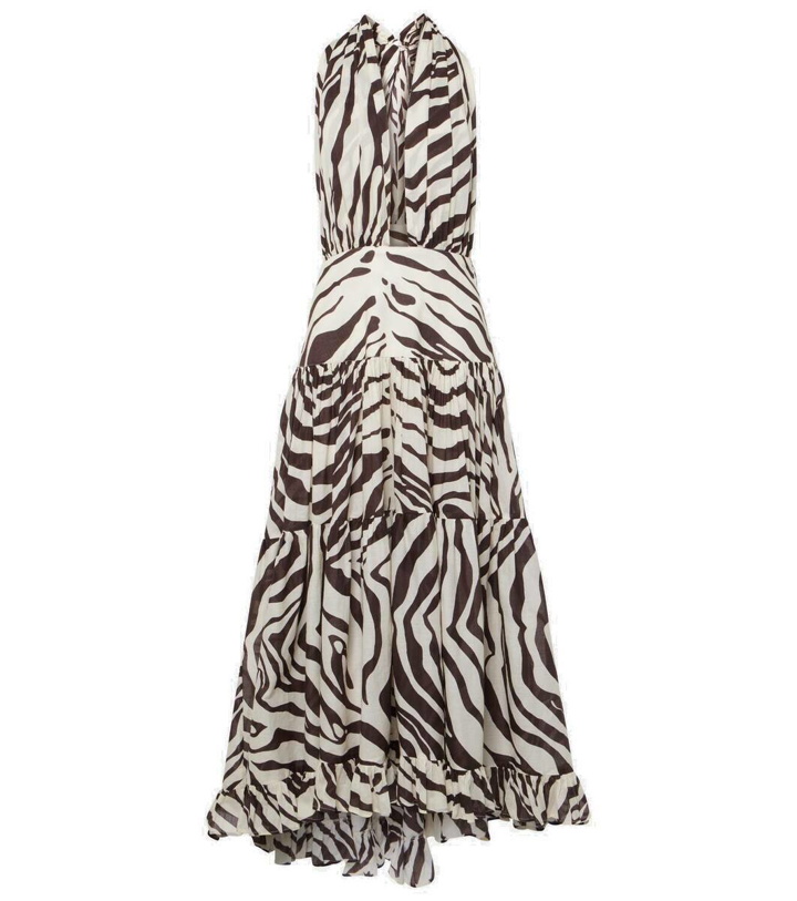 Photo: Alexandra Miro Marie Rose zebra-print cotton maxi dress