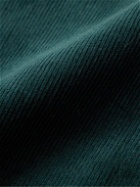 adidas Consortium - Noah Logo-Embroidered Cotton-Corduroy Track Jacket - Green