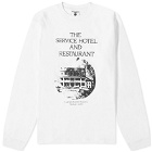 Service Works Men's Service Hotel Long Sleeve T-Shirt in White