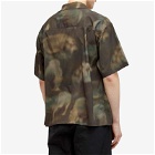 Wild Things Men's Short Sleeve Camp Shirt in Olive Nature Mosaic