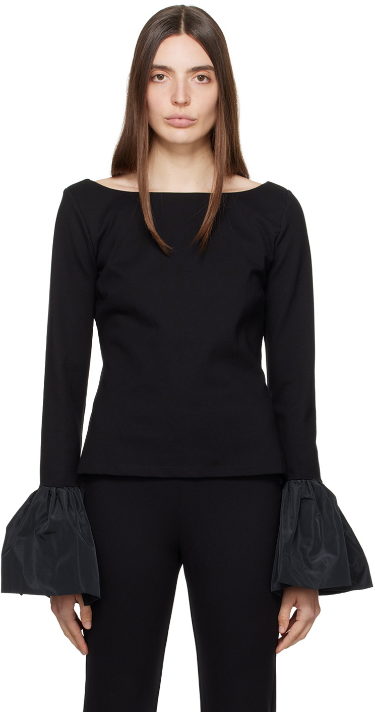 Staud Black Paige Blouse Staud