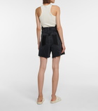 Agolde - Pieced Angled denim shorts