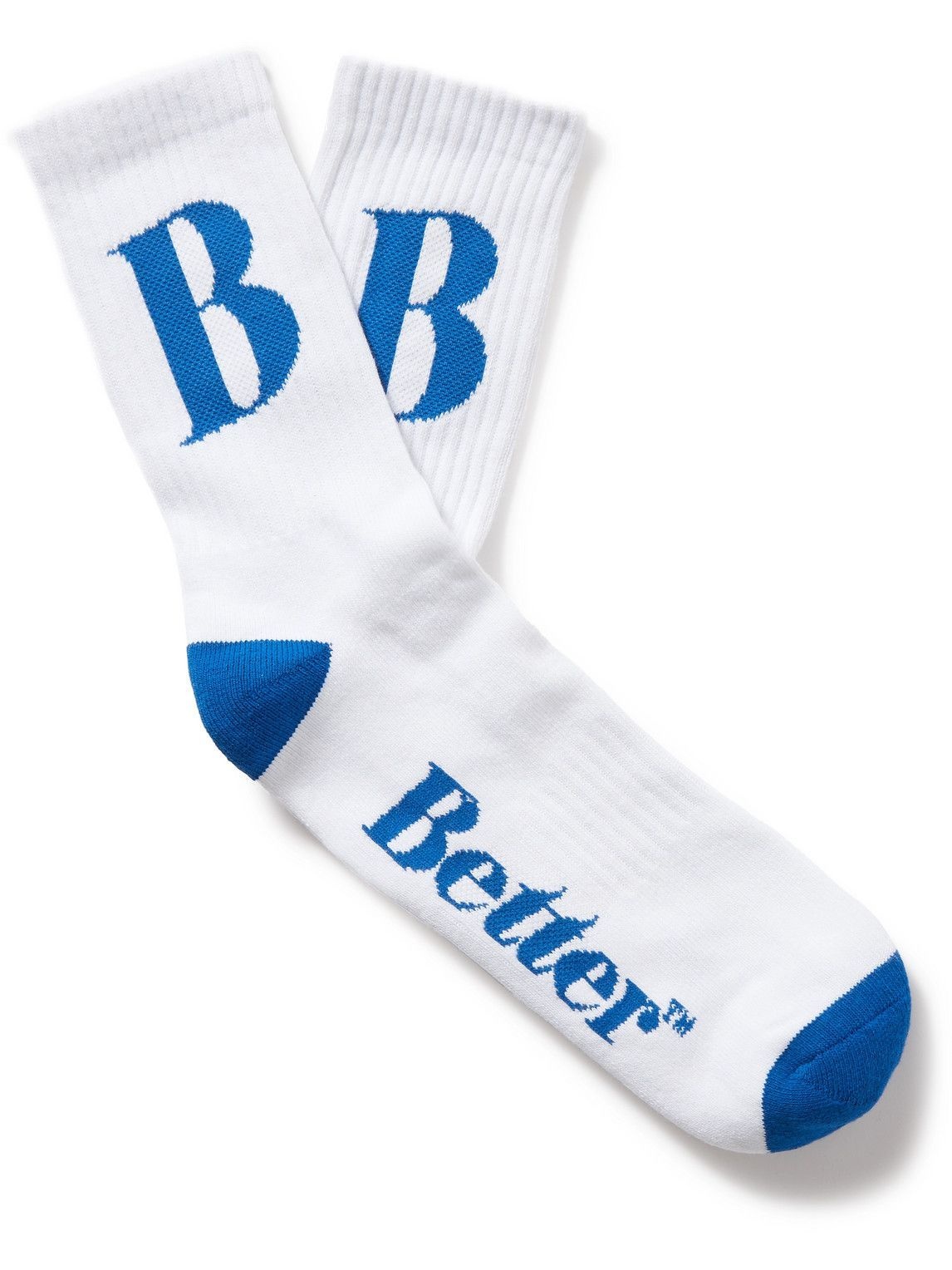 Photo: Better™ Gift Shop - B Ribbed Cotton Socks
