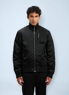 Palm Angels Logo Print Bomber Jacket