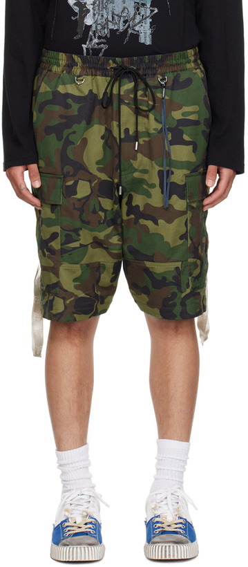 Photo: MASTERMIND WORLD Khaki Camo Shorts