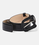 Altuzarra Braid Buckle leather belt