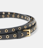 Alaïa Eyelet leather belt