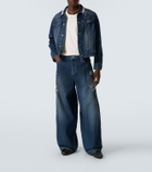Simone Rocha Embellished cropped denim jacket