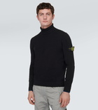 Stone Island Wool-blend turtleneck sweater