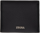 ZEGNA Black Bifold Card Holder