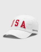 Sporty & Rich Usa Hat White Caps