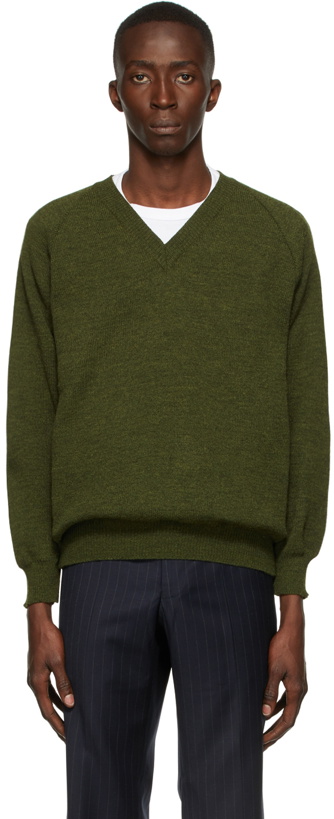 Photo: Comme des Garçons Homme Deux Lochaven of Scotland Edition V-Neck Sweater