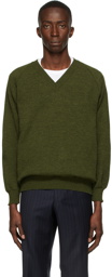 Comme des Garçons Homme Deux Lochaven of Scotland Edition V-Neck Sweater