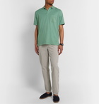 Sease - Stretch-Cotton Jersey Polo Shirt - Green