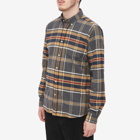 Barbour Men's Ronan Tailored Check Shirt in Grey Marl