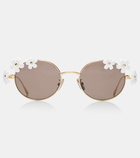 Loewe Signature floral round sunglasses