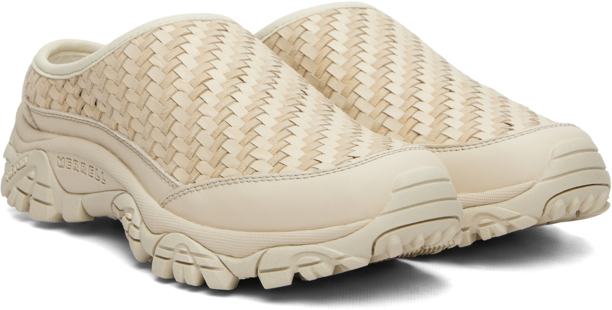 Merrell 1TRL Off-White Moab 2 Leather Slide Flats