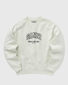 Ganni Isoli Ganni Oversized Sweatshirt Beige - Womens - Sweatshirts