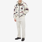 Isabel Marant Men's Mikori Ikat Fleece Jacket in Ecru