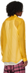 Rick Owens Yellow Fogpocket Larry Shirt