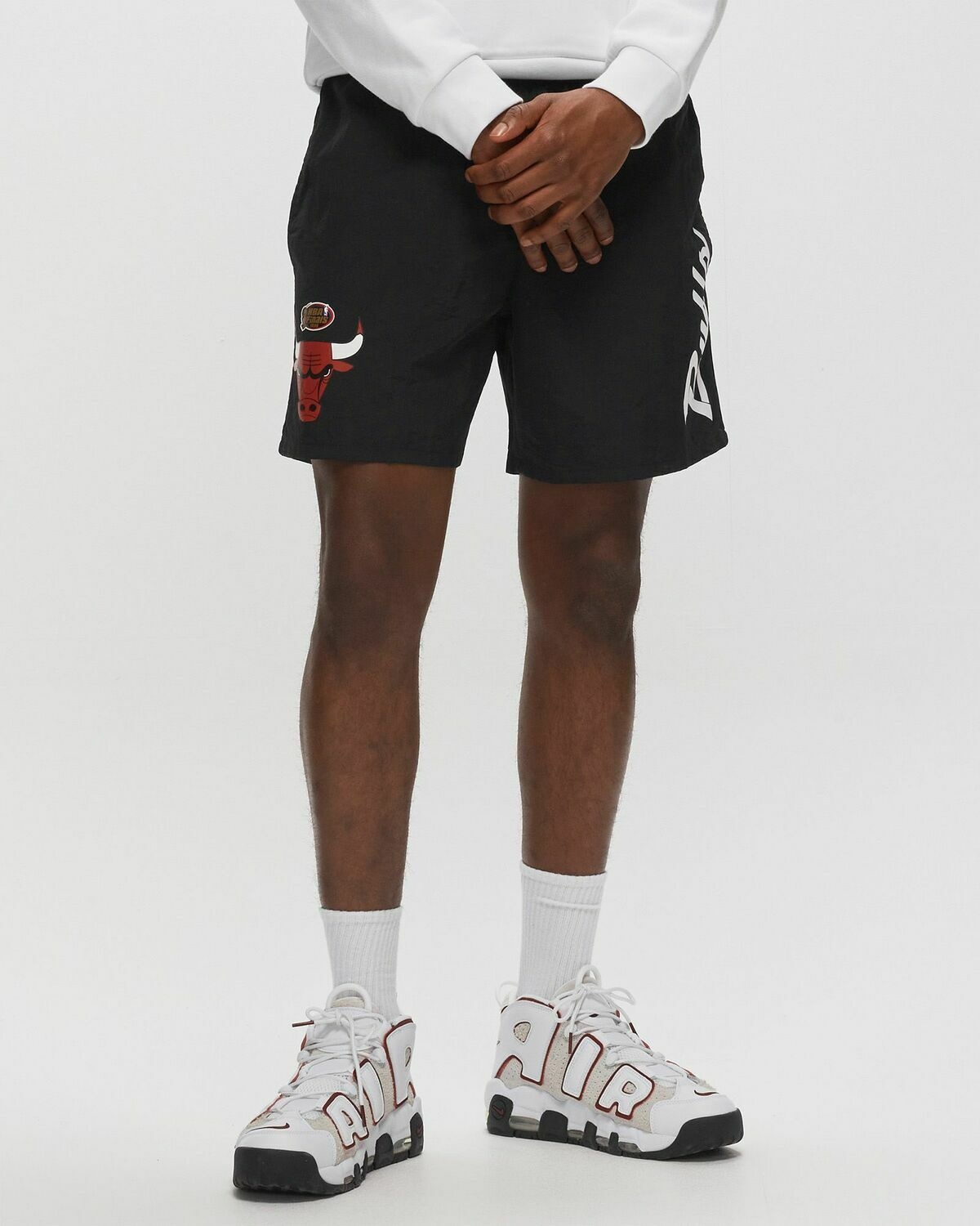 Mitchell & Ness Chicago Bulls Essentials Nylon Shorts Black - Mens - Sport & Team Shorts