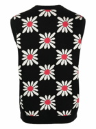 AWAKE NY - Checkered Floral Sweater Vest