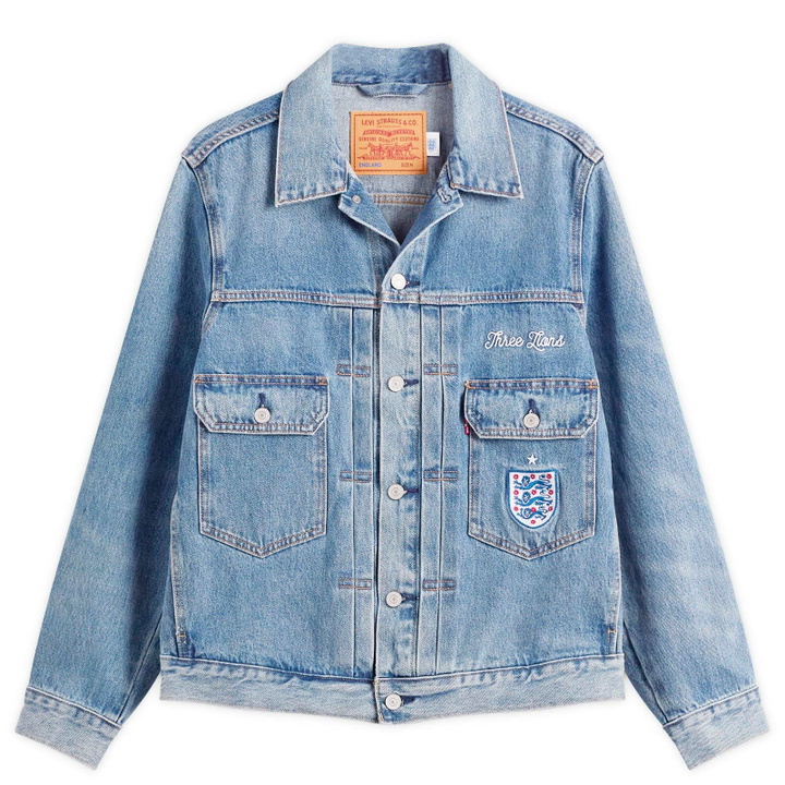 Photo: Levi's Men's England Type II Jacket in Blue