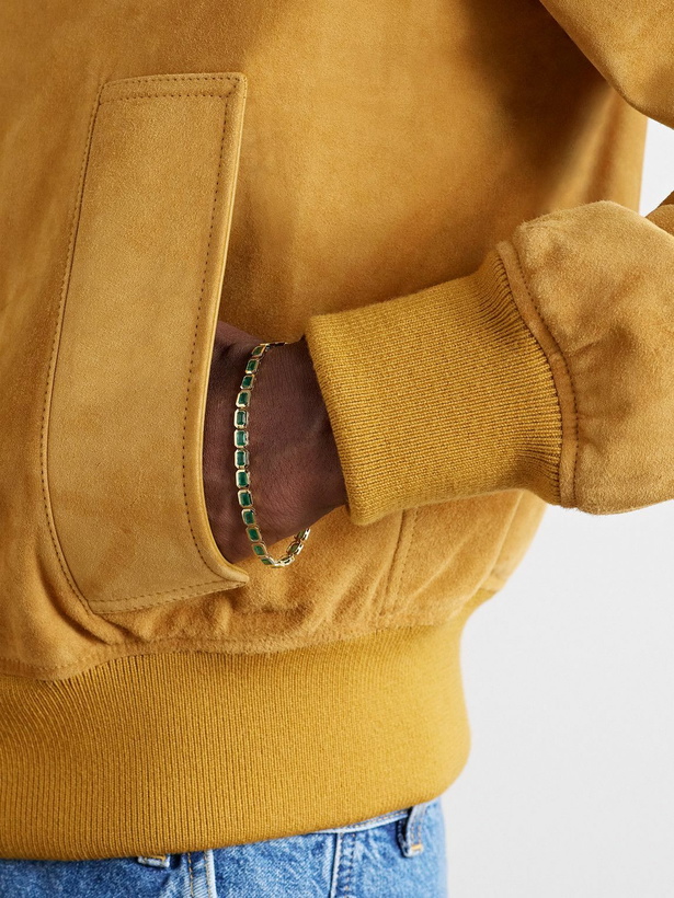 Photo: SHAY - 18-Karat Gold Emerald Tennis Bracelet - Gold