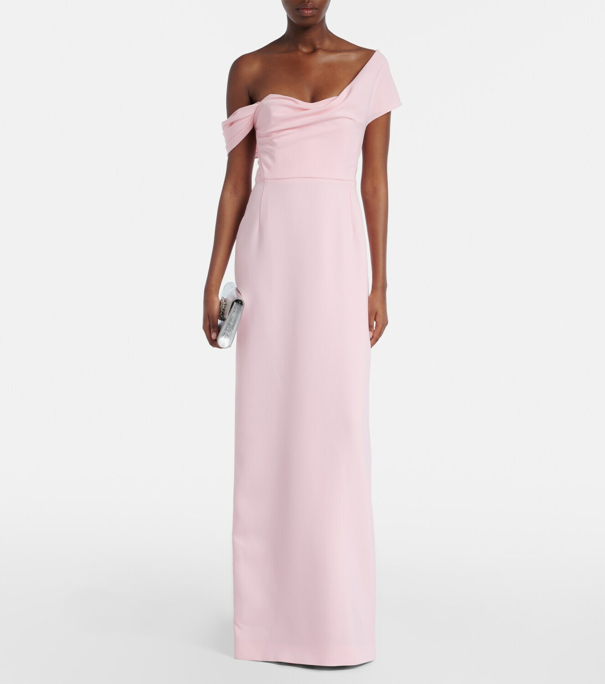 Carolina Herrera Sofia crêpe bustier gown