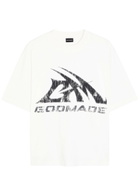 God Made Logo-print Cotton T-shirt Off White