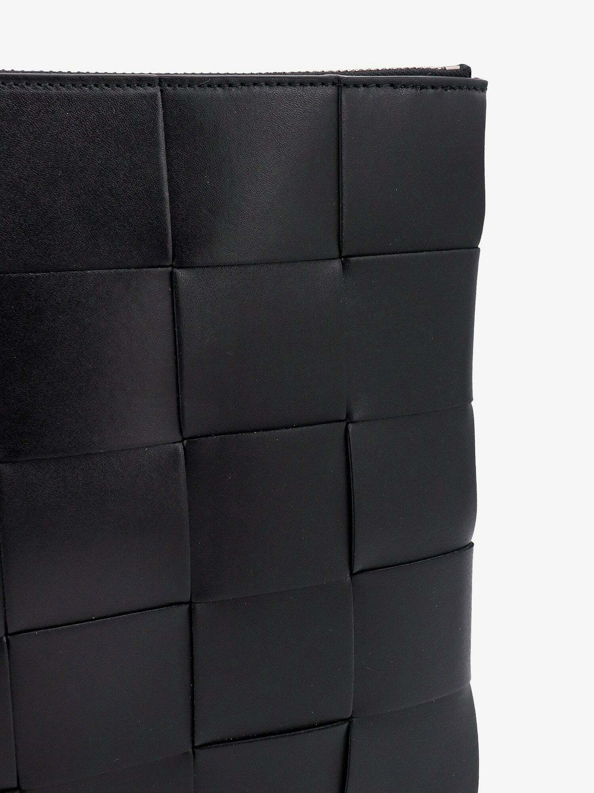 Bottega Veneta Cassette Black Mens Clutch
