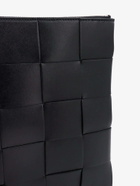 Bottega Veneta Cassette Black Mens Clutch
