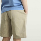 Drôle de Monsieur Men's Cotton Elasticated Waist Shorts in Kaki