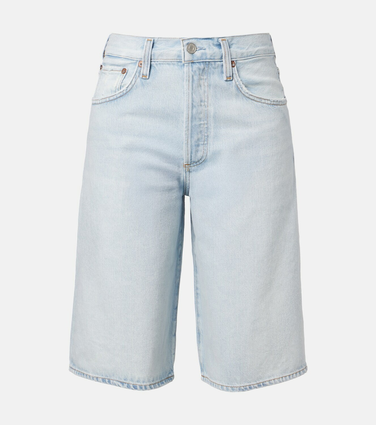 Agolde Ramona denim Bermuda shorts