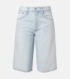 Agolde Ramona denim Bermuda shorts