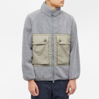 F/CE. Men's Recycled Polartec Hunting Jacket in Grey