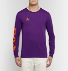Nike - ACG Logo-Print Cotton-Blend Jersey T-Shirt - Men - Purple