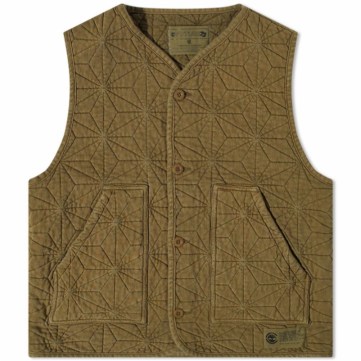 Photo: Timberland x CLOT Quilted Vest in Grape Leaf