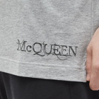 Alexander McQueen Men's Oversized Skull T-Shirt in Pale Grey/Black