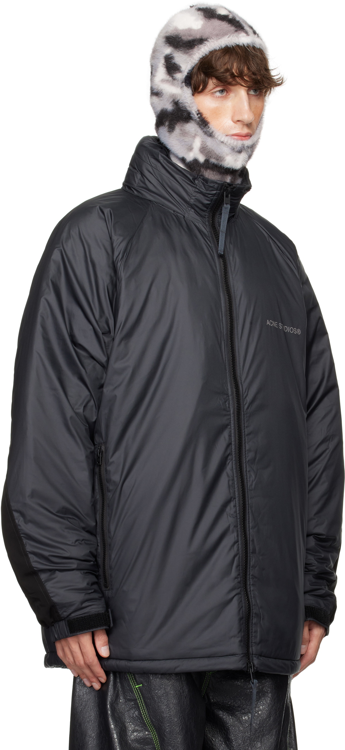 Acne Studios Black Water-Repellent Down Jacket