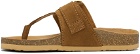 See by Chloé Brown Chany Fussbett Thong Sandals