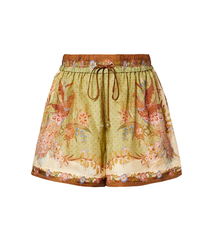 Photo: Zimmermann Indra printed silk shorts