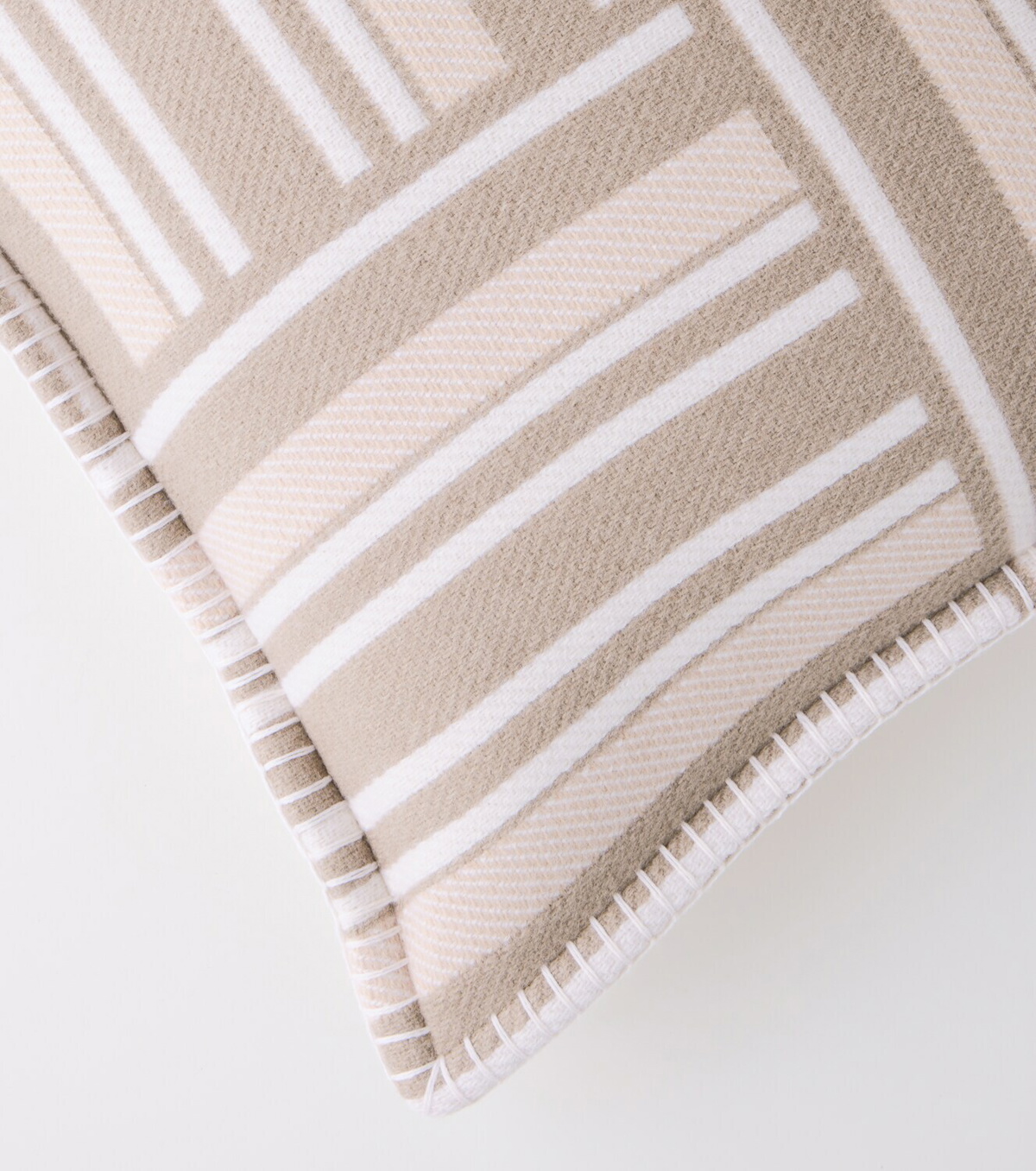 Loro Piana Jacquard wool and cashmere cushion