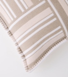 Loro Piana Jacquard wool and cashmere cushion
