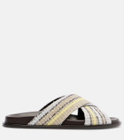 Missoni Viola striped lamé sandals