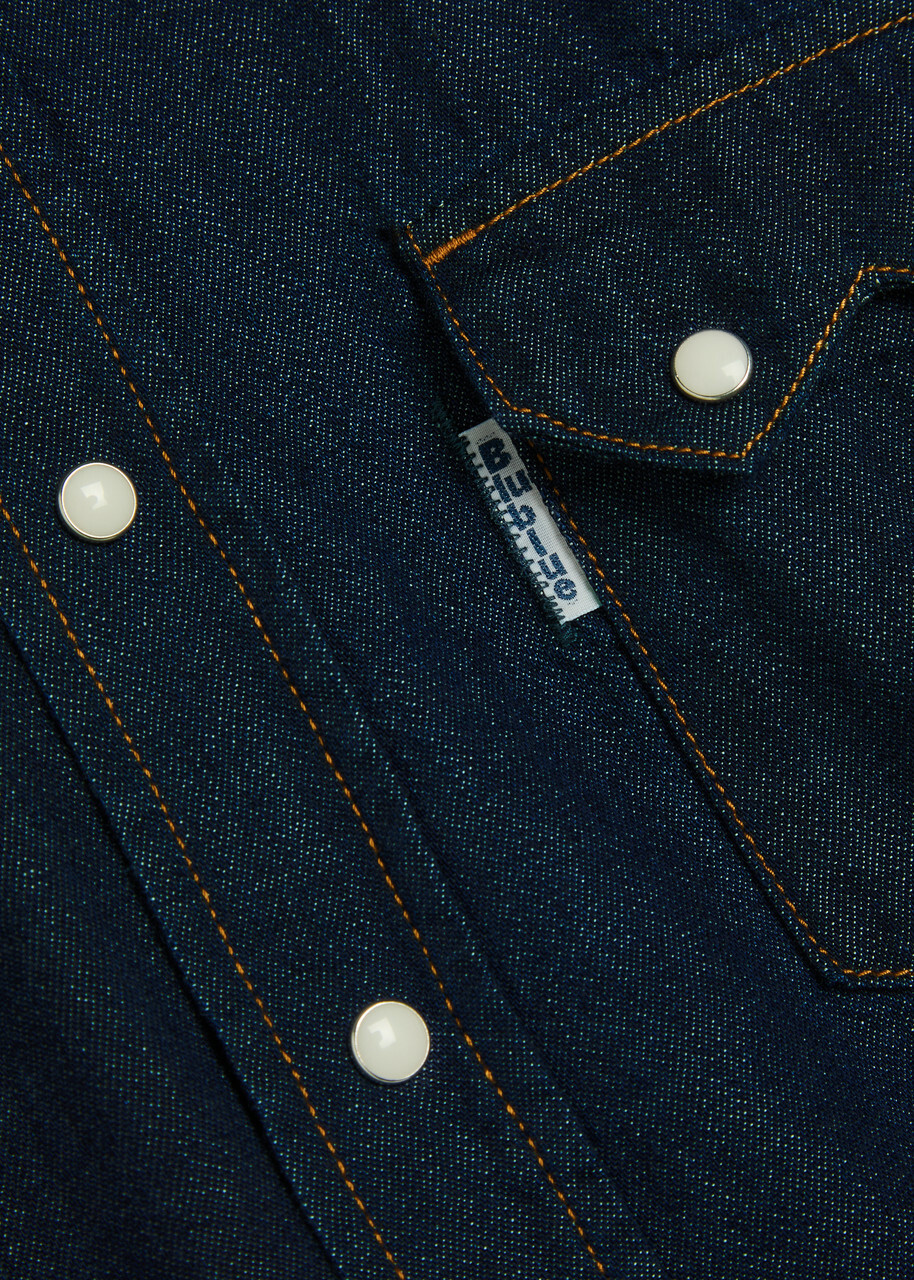Blue Blue Denim Shirt Navy