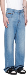 Commission Blue Twisted Outseams Jeans