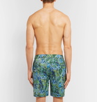 Onia - Long-Length Printed Shell Swim Shorts - Men - Blue