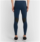 Iffley Road - Windsor Stretch-Jersey Compression Tights - Blue